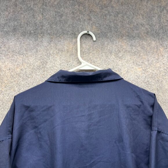 Vintage Southpole Shirt Mens XXL Blue Hawaiian Button Y2K Palm Trees Streetwear - Picture 13 of 14